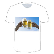 Load image into Gallery viewer, funny t shirts Summer 2019 men&#39;s clothing brand o-neck clock jacket beer short-sleeved 3d t shirt digital printing T-shirt
