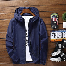 Load image into Gallery viewer, Sport Outdoor Cycling Thin Coat Jackets Man Casual Loose Men&#39;s Windbreakers Jacket Male&#39;s Candy-Colored Outwear Tops
