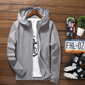 Sport Outdoor Cycling Thin Coat Jackets Man Casual Loose Men's Windbreakers Jacket Male's Candy-Colored Outwear Tops