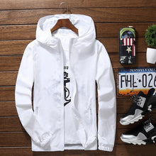 Load image into Gallery viewer, Sport Outdoor Cycling Thin Coat Jackets Man Casual Loose Men&#39;s Windbreakers Jacket Male&#39;s Candy-Colored Outwear Tops
