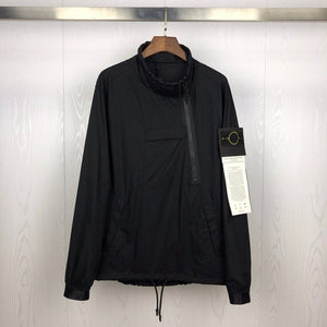 2020 Best Version 1:1 Compass Logo Printed SI Women Men Windbreaker Jacket Hiphop Streetwear Men Casual Jacket Coat